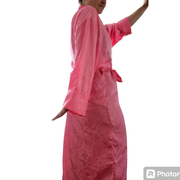 GOLD LABEL Victoria's Secret Vintage VS Robe M/L Silky - Picture 8 of 16